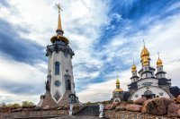 Полет на самолете над Букинским каньоном