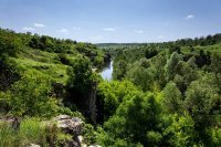 Полет на самолете над Букинским каньоном