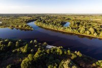 Полет на самолете над Букинским каньоном