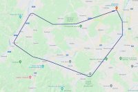 Оглядовий політ на літаку: Манявський Скит