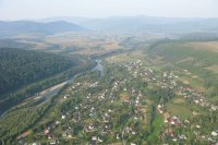Полет над Карпатами на мотодельтаплане