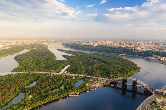 Полет на вертолете R22 все мосты