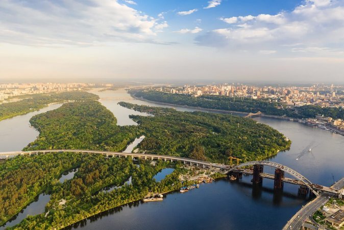 Полет на вертолете R22 все мосты