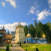 Оглядовий політ на літаку: Манявський Скит