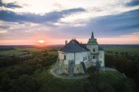 Полет на самолете над Олесским замком