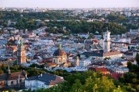 Полет на самолете над Олесским замком
