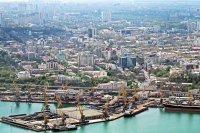 Полет на самолете над Одессой