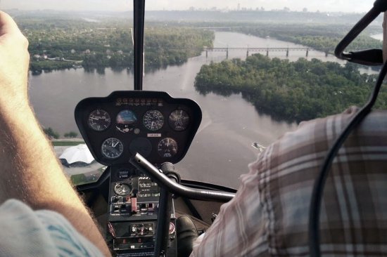 Полет на вертолете Robinson R44 в группе