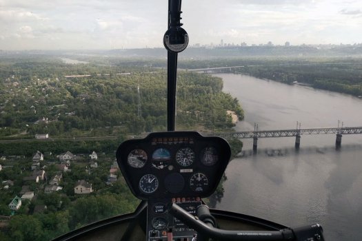 Полет на вертолете Р44: все мосты