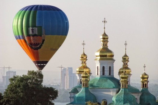 Політ на повітряній кулі над Києвом