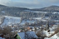 Полет на самолете над Славское
