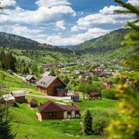 Полет на самолете над Славское