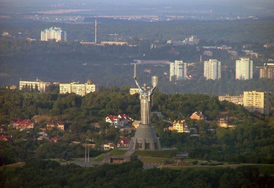 Полет на самолете Пайпер над Киевом