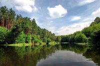 Політ на літаку над Голубими озерами