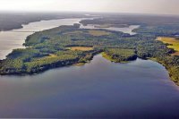 Політ на літаку над Косівщинським водосховищем