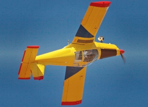 Політ на літаку Zlin 142 з фігурами пілотажу 