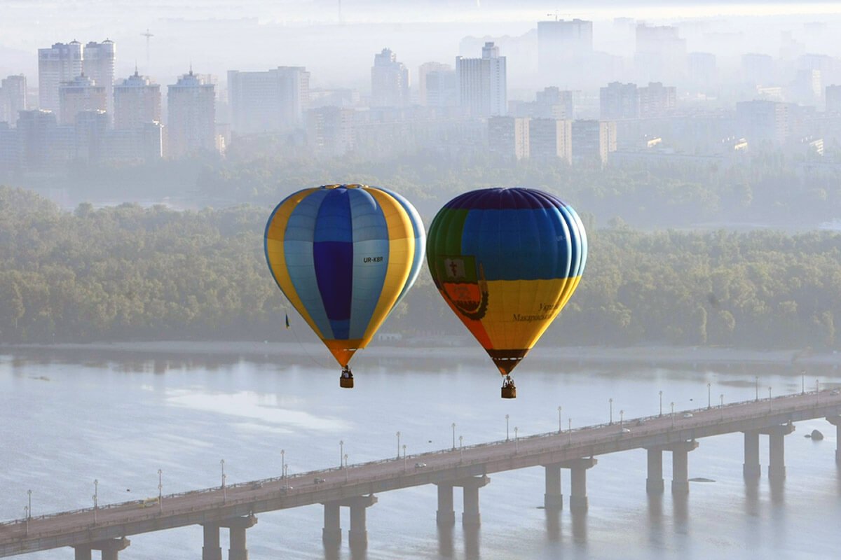 Полетать на воздушном шаре над Киевом